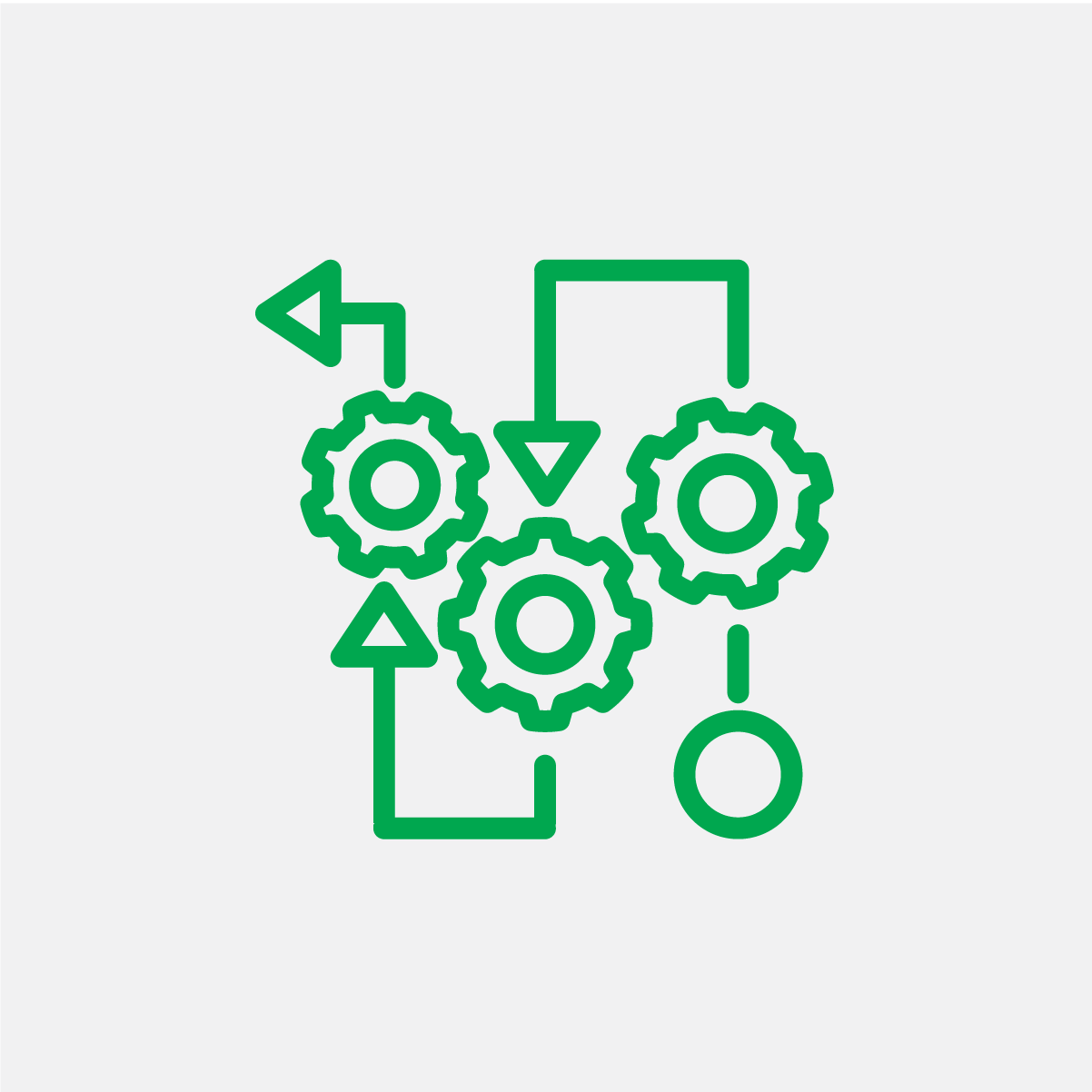 icons of cogs turning